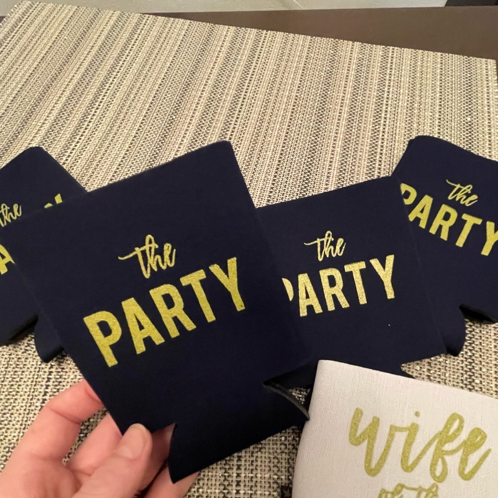 Wife if the Party and The Party Coozies - Navy - Picture 3 of 4